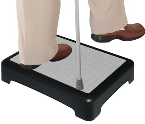 Scalino Sgabello Piedistallo,Scalino per Anziani e Letti | Scalino Sovrapponibile per Bambini Anziani Disabili a Lato Letto Ufficio Vasca Cucina Bagno