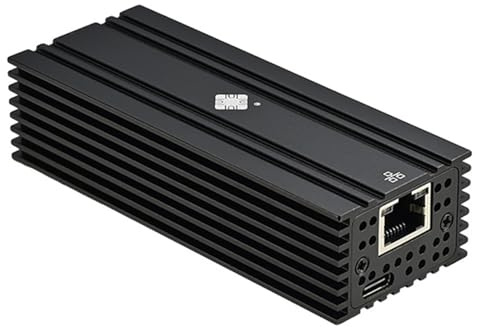I0-HTB1131-GLAN - Scheda di rete USB 4 a 10G RJ45, adattatore Ethernet a una porta, compatibile con Thunderbolt 3 4 5