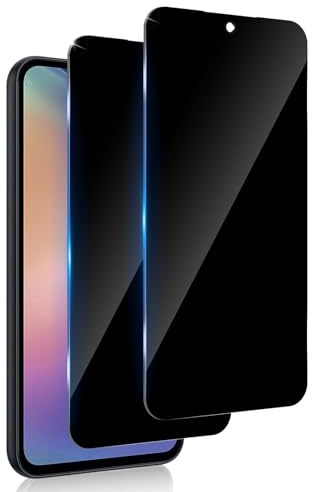 Aerku 2 Stück Sichtschutz Full Screen Schutzfolie für Samsung Galaxy A54 5G für Panzerglas, 9H Härte Anti-Spy Schutzglas, Schwarzer Rand Privacy Panzer Schutz Glas Folie, Anti Fingerabdrücke