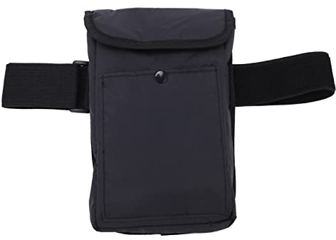 LIYJTK Funda para Tableta de 8 Pulgadas, Estuche de Transporte, Bolsillos de Almacenamiento, Bolsa para Tableta, Correa para la Cintura, Color Negro