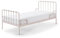 VIPACK Alice Liegefläche 90 x 200 cm rosa Metallbett, Einzelbett, Kinderbett, Jugendbett, Single Bett, Metall, 94 x 205 x 90 cm