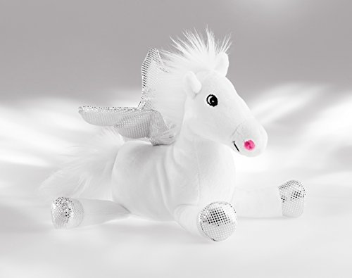 Schaffer Knuddel mich! 5532 Pegasus Fantasy Rudolf Schaffer Collection Plüsch Pferd, weiß, 29 cm