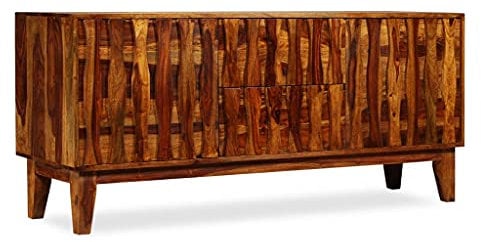 vidaXL Sideboard Massives Akazie Holz Anrichte Kommode Schrank