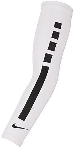 Nike Elite Stripe Comp Bball Slv White L/XL