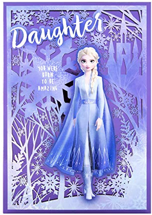 Hallmark Weihnachtskarte für Tochter – Disney Frozen 2 Design