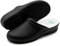 Pantoufles Sanitaires Homme et Femme, Pantoufles Professionnelles Fermées, Sabots Sanitaires, Chaussures Orthopédiques Confortables, Semelle Anatomique,Noir pour Femme 40