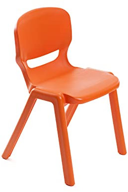 Tagar Kinderstuhl, Polypropylen, Orange, Größe 4