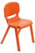Tagar Kinderstuhl, Polypropylen, Orange, Größe 4