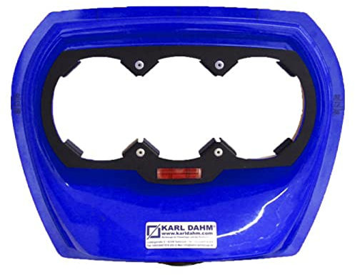 Karl Dahm® Dust Butler Universal 12075 – Staubfreie Bohrloch-Absaughilfe & Bohrlehre bis Ø 82 mm – Trockenbohren, Fliesen, Naturstein, Baustelle, Absaugung