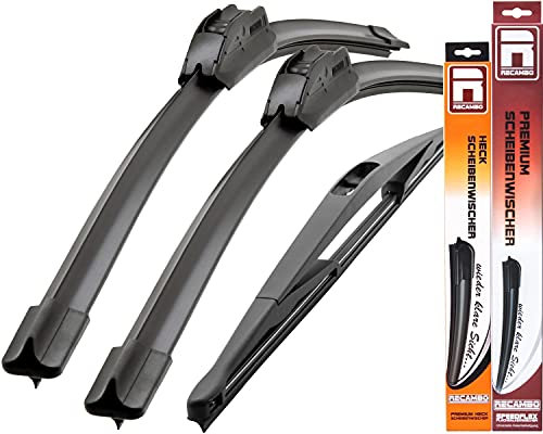 Recambo SCHEIBENWISCHER VORNE + HINTEN kompatibel für OPEL VECTRA C GTS | BJ 02-08 (3er Set: 600mm / 475mm / 400mm)