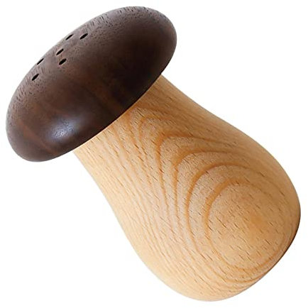 Zahnstocherhalter-Spender, Pilz-Zahnstocher-Spender aus Holz mit Zahnstochern, Zahnstocher-Aufbewahrungshalter für Küchenrestaurants