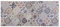 HomeLife Rutschfester Küchenläufer, waschbar, aus PVC, 52 x 100 cm, Langer Teppich für die Küche, aus PVC, mit grauem Fliesenmuster, rutschfest, für den Innen- und Außenbereich [120 cm]