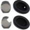 1 Paar Ohrpolster Kompatibel mit Sony WH-1000XM4 Wireless Kopfhörer Ersatz Protein Leder Weiche Ohrpolster Headset Reparaturteile Schwarz