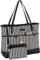 Kasgo Sac Cabas Femme, Grand 15,6 Pouces Sac Ordinateur Femme Poches Multiples Imperméable Set de Sac Fourre Tout Sac de Cours Lycee avec Pochette pour Travail Affaire Voyage Rayé