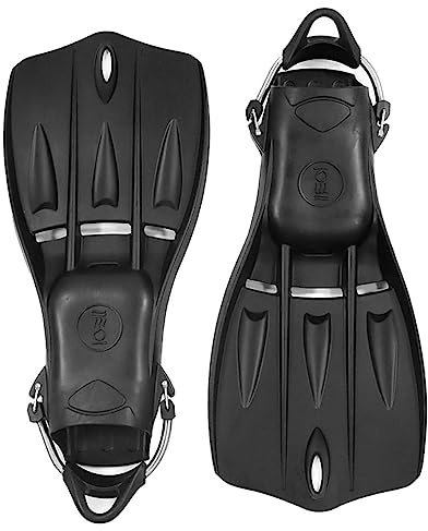 Fourth Element Tech Scuba Diving Fins, Black, X-Large