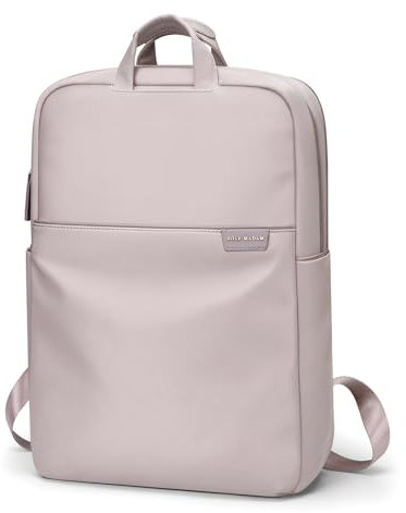 GOLF SUPAGS Zaino Porta PC, Zaino PC Portatili Computer da 17 Pollici Notebook, Daypack Donna Impermeabile da Uomo per Scuola,Backpack de Viaggio Rose-Grigio