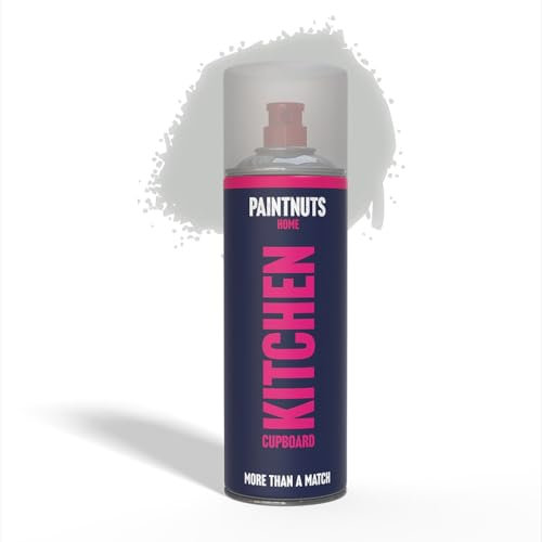 PaintNuts Kitchen Cupboard Paint - RAL-7035 - LIGHT GREY Satin 400ml Spray Can