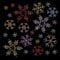 FINGERINSPIRE 6 Blatt Schneeflocken Strass Kristall Transfer Applikationen Zum Aufbügeln Hotfix Applikationen Zum Aufbügeln Mit 8Stück Schneeflocken Muster Ornament Zubehör Für Reparatur von Kleidung