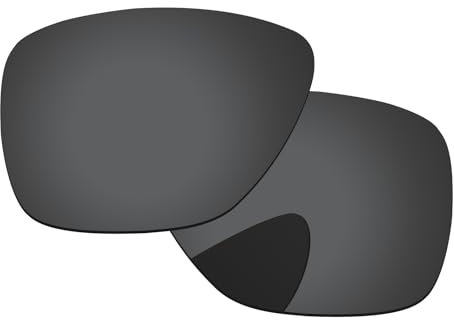 PapaViva Ersatzgläser für Oakley Brotbox OO9199, schwarz grau, Breadbox