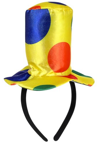 Holibanna 2st Clown Clown Kostüm Hut Verrückte Hüte Für Erwachsene Lustige Stirnbänder Stirnband