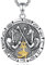 EUDORA Harmony Ball Sterling Silber 925 Anubis Horus Kette für Damen Herren, Antikes Ägypten Anubis Amulett Energie Ankh Kreuz Anhänger, Vintage Runen Auge des Horus Schmuck Geschenk für Herren, 20