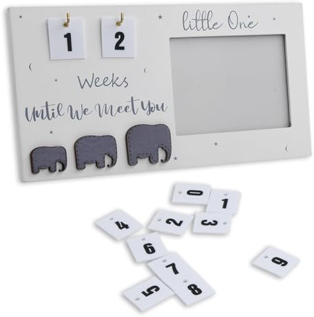 hongmo Hellgrau Baby Sonogramm Bilderrahmen Baby Scan Bilderrahmen Baby Scan Fotorahmen Holz Ultraschall Bilderrahmen Schwangerschaft Mama to Be Ankündigung Geschenke