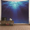 CEVAN Wandbehang Om Tapisserie Aesthetic Sonnenlicht Auf Dem Wasser Wandbehang Vorhang Wanddekoration Außen Kunst Dekorationen Decke Wandbehang Stoff Blau 150x130cm