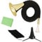TOPPERFUN 1Stk Jagdhorn b-Dur Trompeteninstrument Waldhorn Blowouts Pfeifen Spielzeug Partypfeifen Musikinstrumente Blasinstrument Praktisches Musikinstrument klein Frankreich Kind Messing