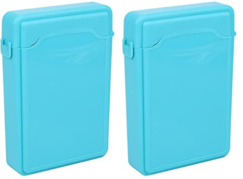 VENEKA 2X 3.5 Inch Ide Sata External Hdd Protective Case 3.5 Inch Hard Drive Storage Box