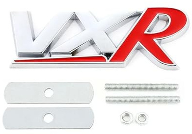 Aqxyju 3D-Metall-VXR-Logo, Auto-Frontgrill, Heckkofferraum-Emblem, Aufkleber, kompatibel mit Insignia Zafira Corsa D Astra HJ VXR Personalisierte Auto Aufkleber(Grill-03)