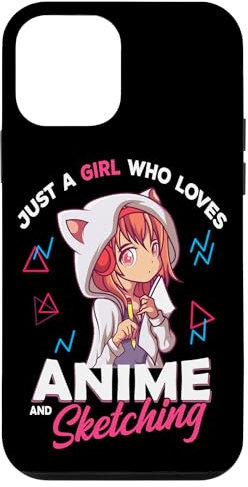 iPhone 12 mini Just A Girl Who Loves Anime and Sketching Otaku Anime Merch Case