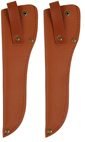 PRETYZOOM 2stücke Teiliges Leder-messeretui Für Camping Und Outdoor Mit Kompakter Platzsparender Und Praktischer Schutzfunktion Als Messerschutzhülle Und Messeretui Für Unterwegs