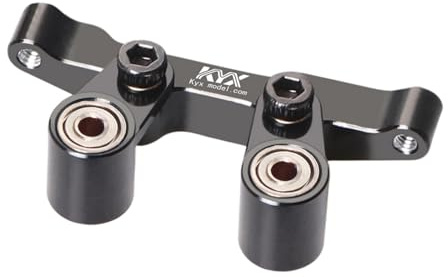 XBERSTAR RC Lenkwelle für LOSI 1/24 Micro-B 2WD Buggy Aluminium Lenkstange für LOSI 1/24 Micro-B 2WD Buggy Upgrade-Teile (schwarz)