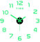 Laroal Adesivi murali digitali in Acrilico, Orologi da Parete Fai-da-Te Luminosi, Design Decorativo