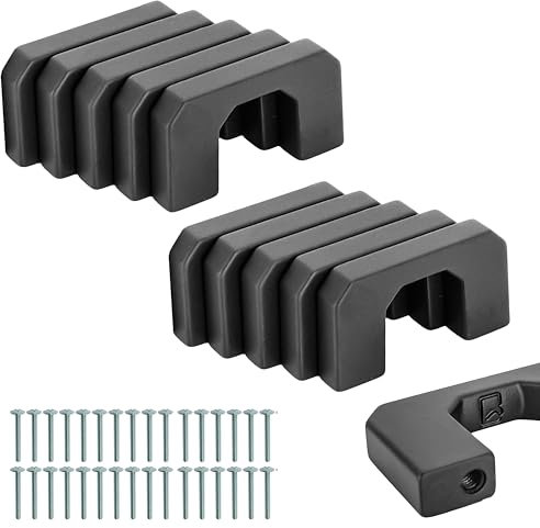 STOLMET Schrankgriffe Möbelgriffe ZnAl 10 Stücke 32 mm Schwarz Campana