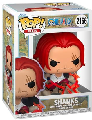 Funko POP! Plus: One Piece - Shanks | Gadget Ufficiale - Personaggio in Vinile da Collezione da Esporre - Idea Regalo Compleanno per Fan e Collezionisti