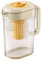 YWJLQH Beverage Pitcher with Filter for Infusing Fruits, Water Jug for Kitchen and Outdoor, Yellow