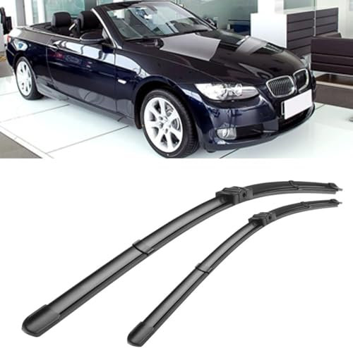 ZhangXD Wischer für BMW 3 Series E93 2006-2009, Windschutzscheiben-Regenbürsten Wischerblatt Front Scheibenwischer Set Vorne Scheibenwischerblätter