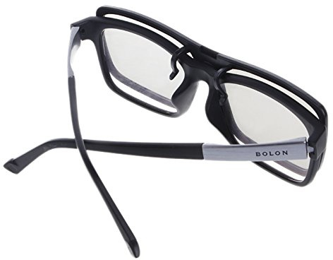 Lodoot Polarisierte passive 3D-Brille zum Anklippen, Stereo-Brille für Kinos kann nicht verwendet werden 3D-Projektoren einzeln