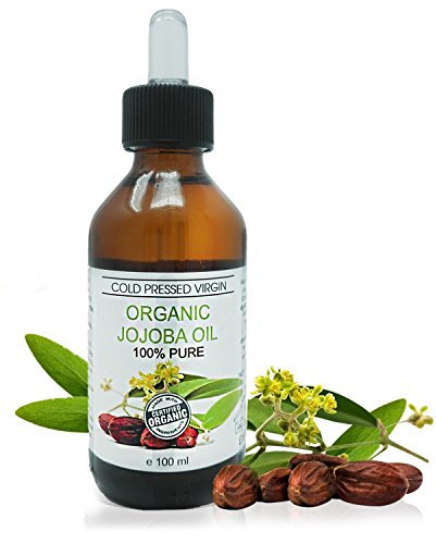 Jojobaöl Bio kaltgepresst: Reinigungsöl Gesicht, Haut Haare Nägel Gesichtsöl Körperöl Anti-Aging Anti-Falten Massageöl Naturlich Kosmetik, Bart- und Haaröl - 100 ml
