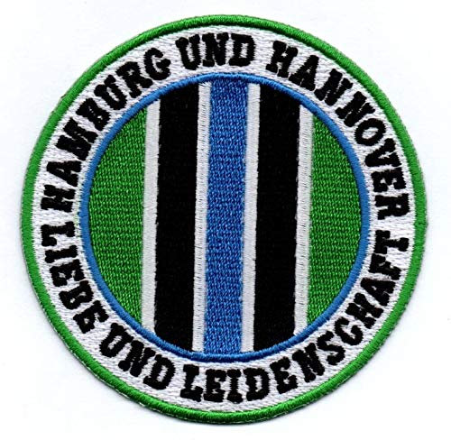Bienpatch Hamburg & Hannover Aufn√§her/B√ľgelbild/Stickbild/Abzeichen/Iron on Patch (1 St√ľck)