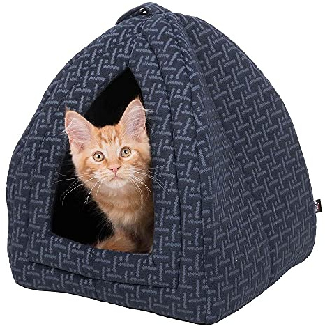 Trixie 36329 Kuschelhöhle Ferris, 32 × 42 × 32 cm, blau