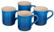 Le Creuset Stoneware Set of 4 Mugs, 14 oz. each, Marseille
