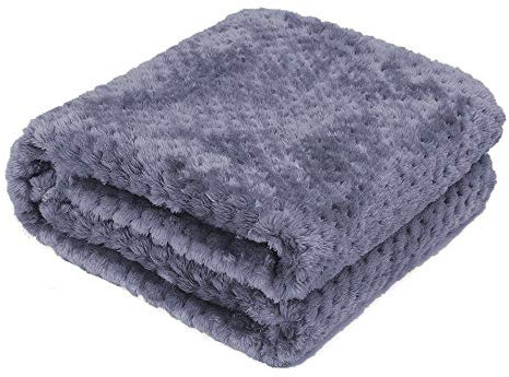 AcserGery Flauschige Hundedecke 100x120cm Super Softe Warme und Weiche Decke für Haustier Hundedecke Katzendecke (Lila)