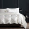 Boqingzhu Bettwäsche Satin 155x220cm Weiß Glanzsatin Seide Luxus Bettwäsche Set Bettbezug und Kissenbezug 80x80cm mit Reißverschluss