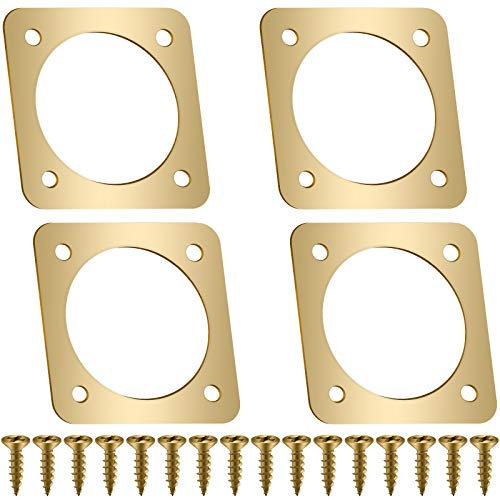 4 Stück Metall Vogelhaus Guard mit Kupfer Portal Vogelhaus für Eastern Bluebird Häuser (1 1/8 Zoll Innendurchmesser)