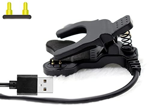 2-Pin 3mm 4mm Clip Type Charging Cable USB Charger Adaptor For Child Smart Watch Wristbands USB Port Compatibility Backup Chargers