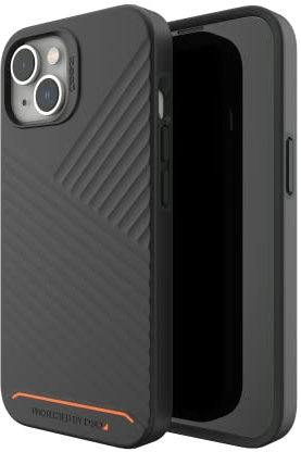 ZAGG Gear 4 Denali Snap D30 Protective Case Compatible with iPhone 14, 6.1 in, Hard Case, Shockproof, Wireless Charging, MagSafe, (Black)
