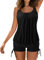 XTBFOOJ waveboard Kinder ab 10 Jahre Badeanzug rückenfrei bauchweg Badeanzug bademode bikiki Damen Tankini mit Shorts Tankini Damen mit Shorts sportbadeanzüge für Damen B
