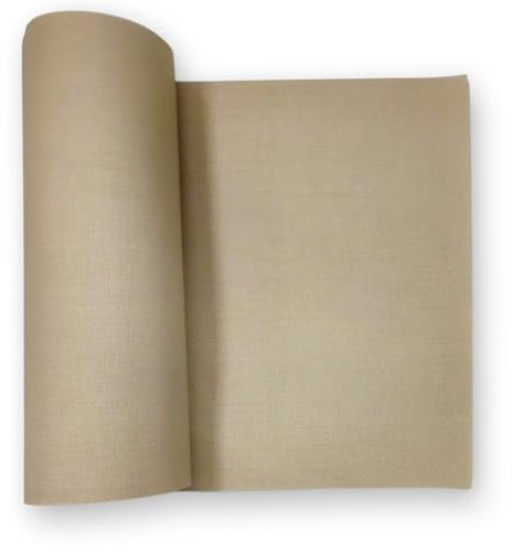 Galeone - Biancheria e Tessuti | Tejido al metro, 60 cm, beige de textil y poliéster, lona impermeable para exterior, tejidos para tapicería, tumbonas y tumbonas